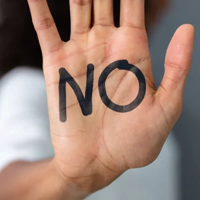 Saying no and setting boundaries during addiction recovery